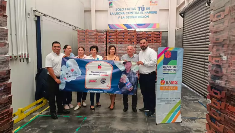Los paquetes donados se distribuyeron en 16 Bancos de Alimentos de diferentes localidades de México.