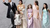 Enrique Peña Nieto llego acompañado de Pulina, Regina, Fernanda, Sofía y Nicole.