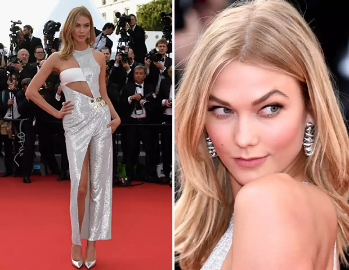 Karlie Kloss en Versace.
