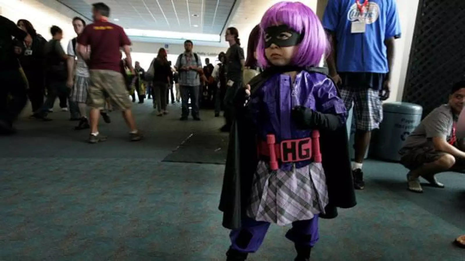 Una niña heroina del Comic-Com