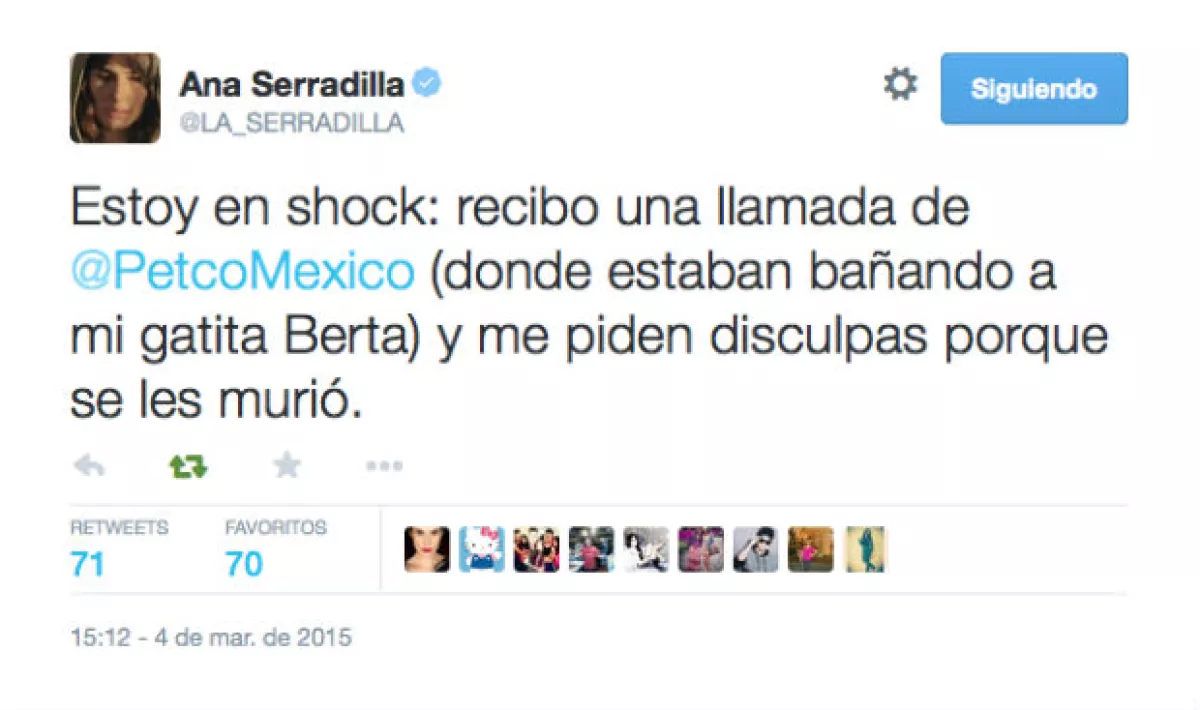 Este es el mensaje con el que la actriz dio a conocer la inesperada noticia.