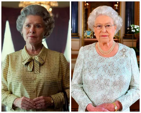 Imelda Staunton como Isabel II