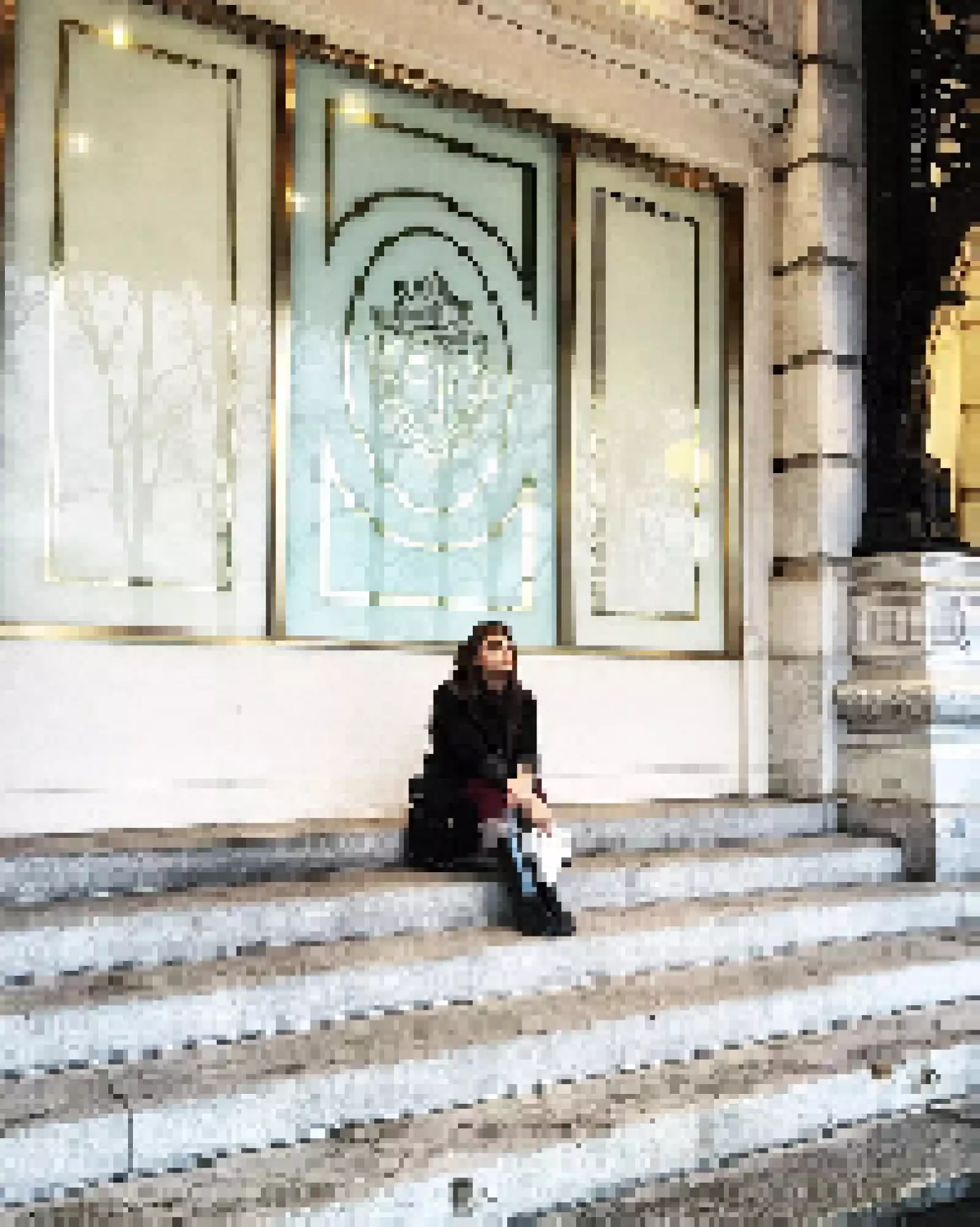 Danna Paola también aprovechó para improvisar su pequeña sesión de fotos neoyorkina.