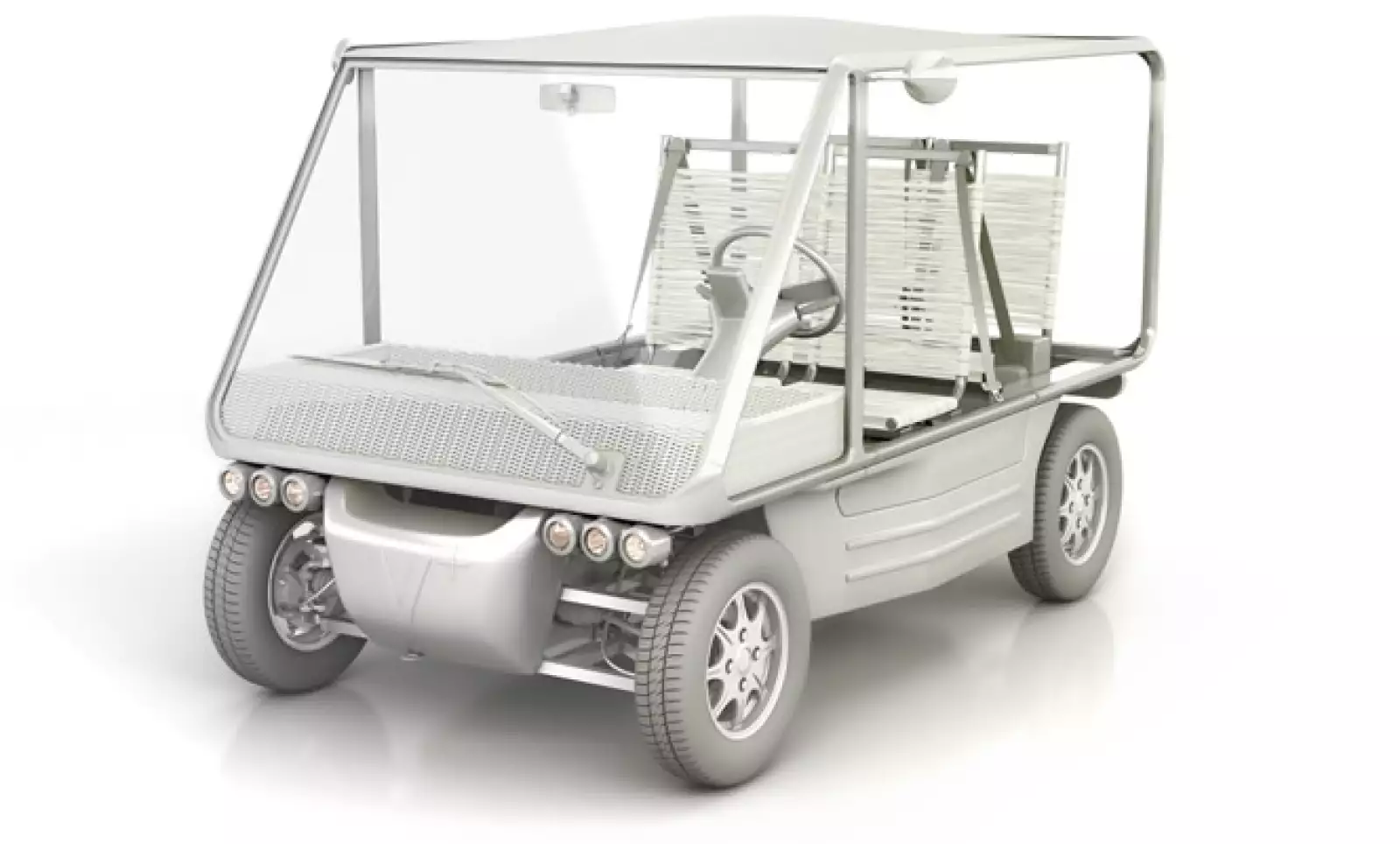 Su transmisión es de tracción delantera con caja de cambios diferencial; tiene frenos de cuatro discos.