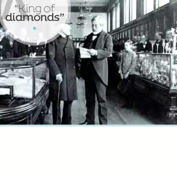 A medida que se popularizaron sus piezas únicas a nivel mundial y presentó piedras preciosas nunca antes vistas en Estados Unidos, Charles Lewis Tiffany fue apodado por la prensa como el `Rey de los Diamantes´.