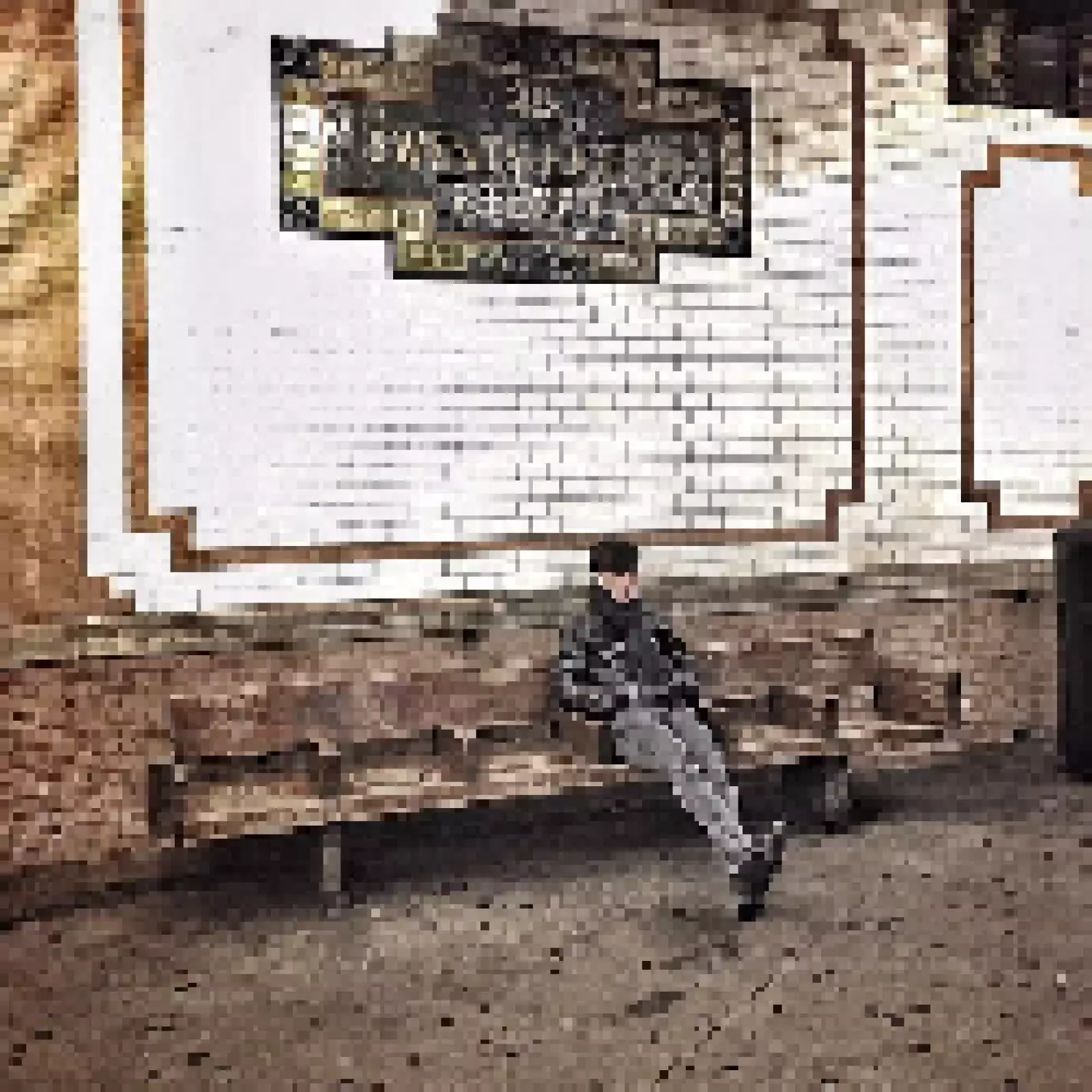 Porque cuando uno está en Nueva York se tiene que mover en metro, Roger aprovechó para tomarse una foto underground.