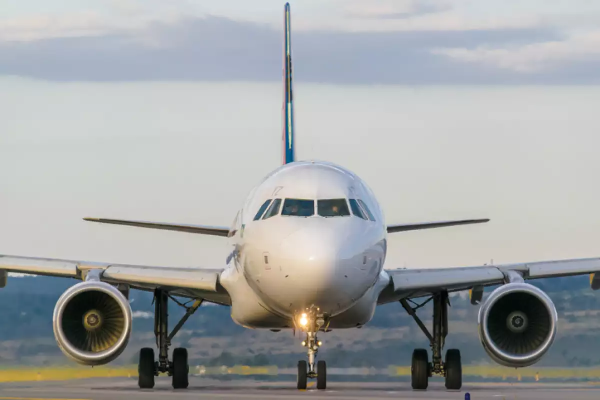 LATAM Airlines aircraft - Airbus A320 face to face