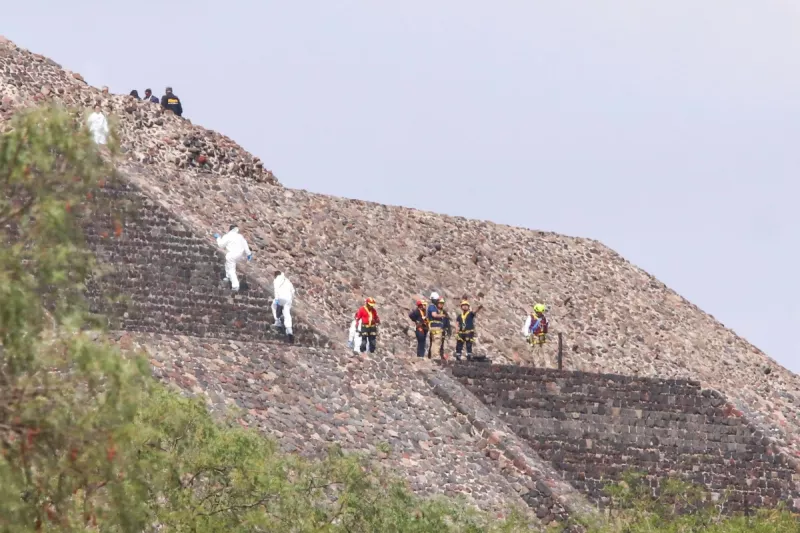 Balacera en Teotihuacán en vivo: tiroteo deja dos personas muertas en la pirámide de la Luna y varias heridas