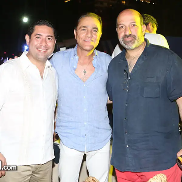 Omar Jalil, Pablo Checa y Patricio Slim