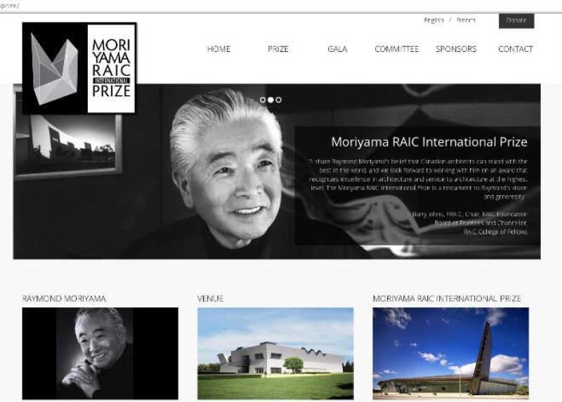 Premio Moriyama RAIC Prize Canada