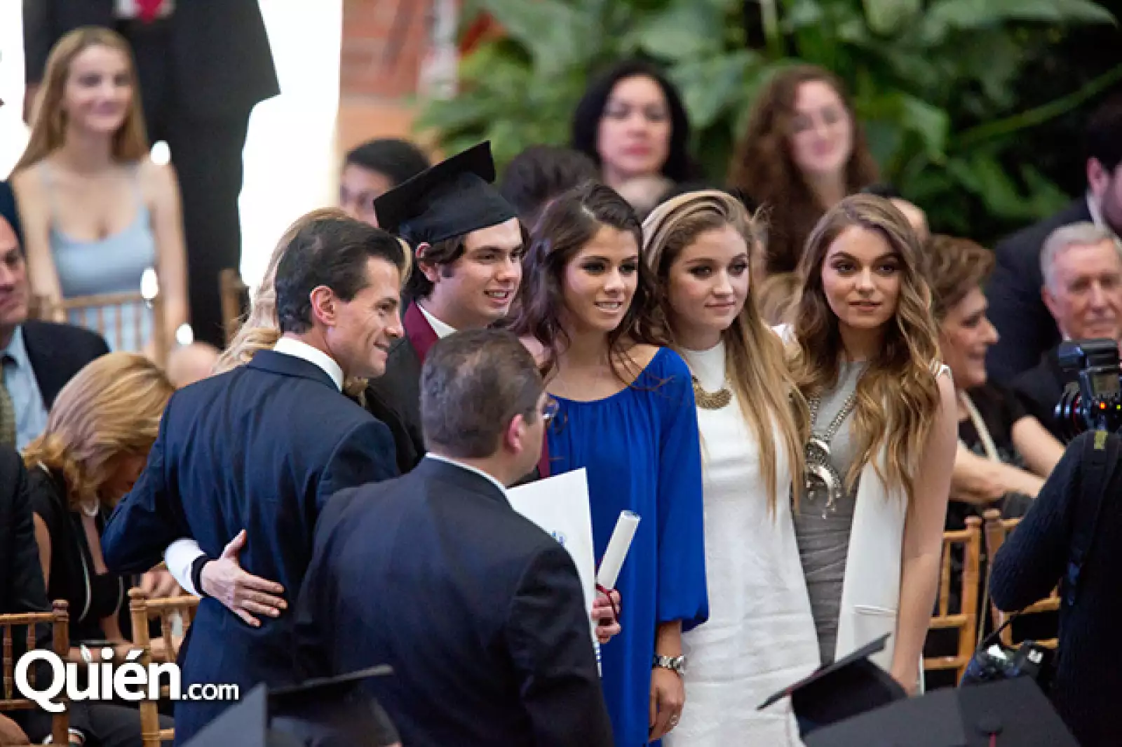 Enrique Peña Nieto,Alejandro Peña,Paulina Peña,Fernanda Castro,Sofía Castro