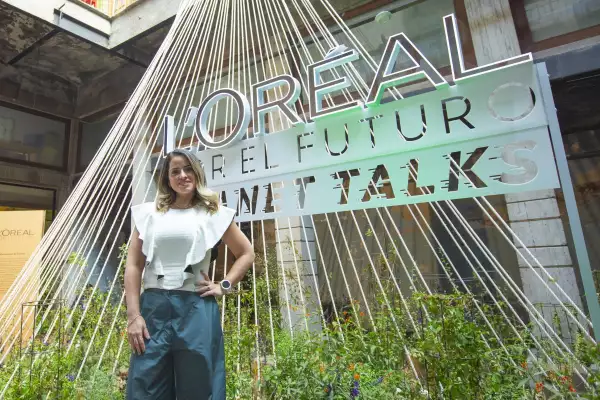 Araceli_Becerril, directora de Responsabilidad Corporativa de L’Oréal Group México posa durante el evento de L4TF.