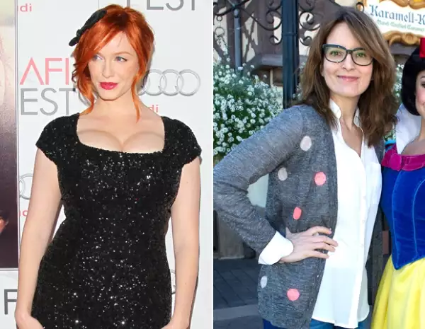 Christina Hendricks y Tina Fey