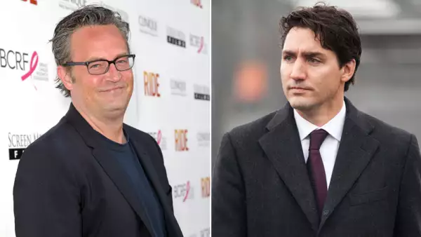 Matthew Perry y Justin Trudeau