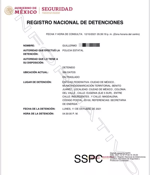 Gasero detenido