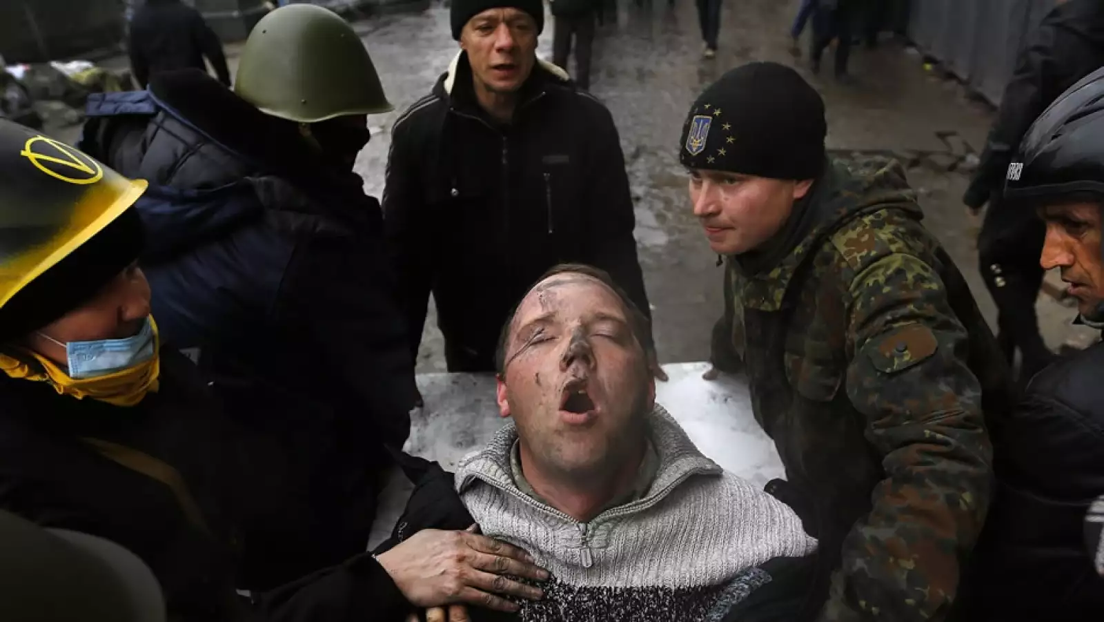Protestas contra el gobierno en Ucrania