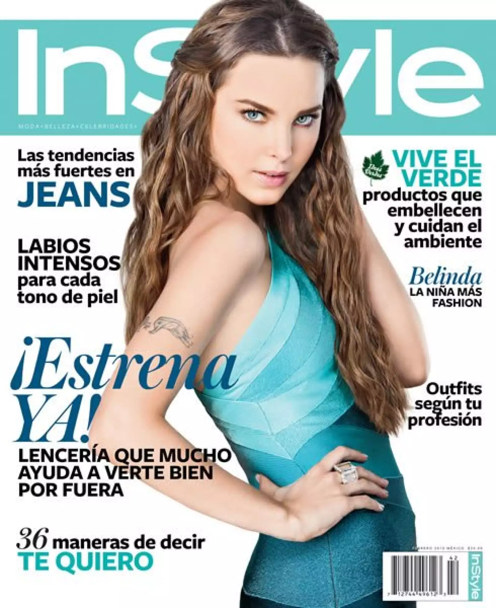 La entrevista completa a Belinda está en la edición de febrero de InStyle.