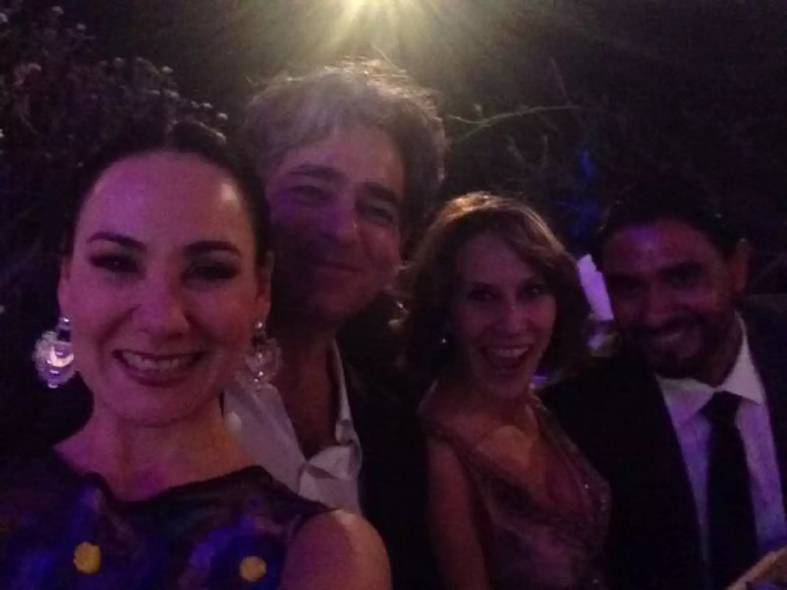 Mónica Garza y otros invitados.