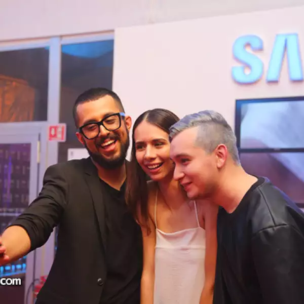 Raúl Orozco,Karla Correa y Jorge Canul