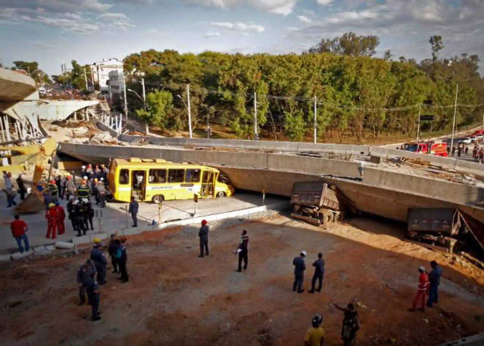 Derrumbe de puente en Brasil