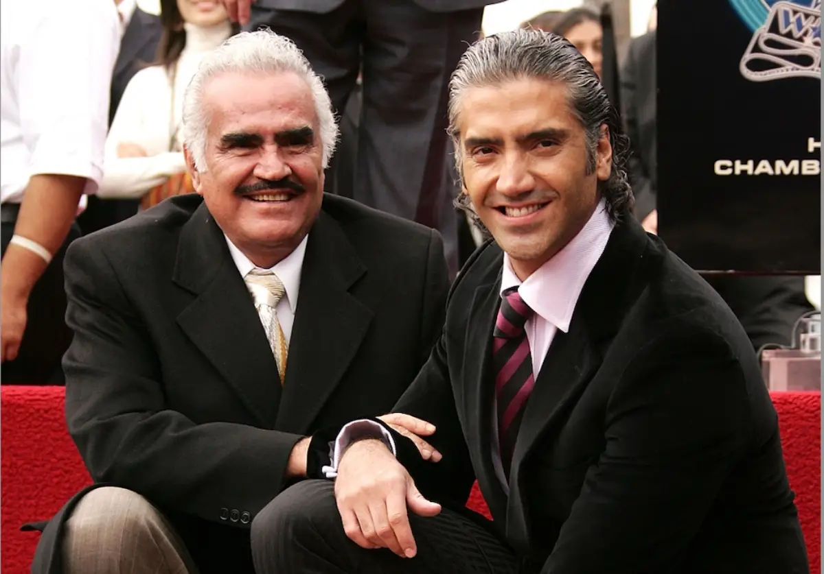 Vicente Fernández y Alejandro Fernández 
