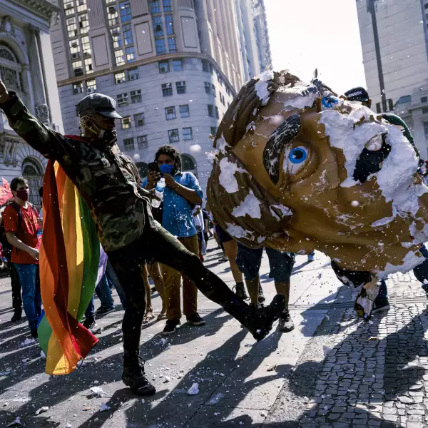 Anti-Bolsonaro Rallies As President Faces Probe For Mismanagement Of Pandemic