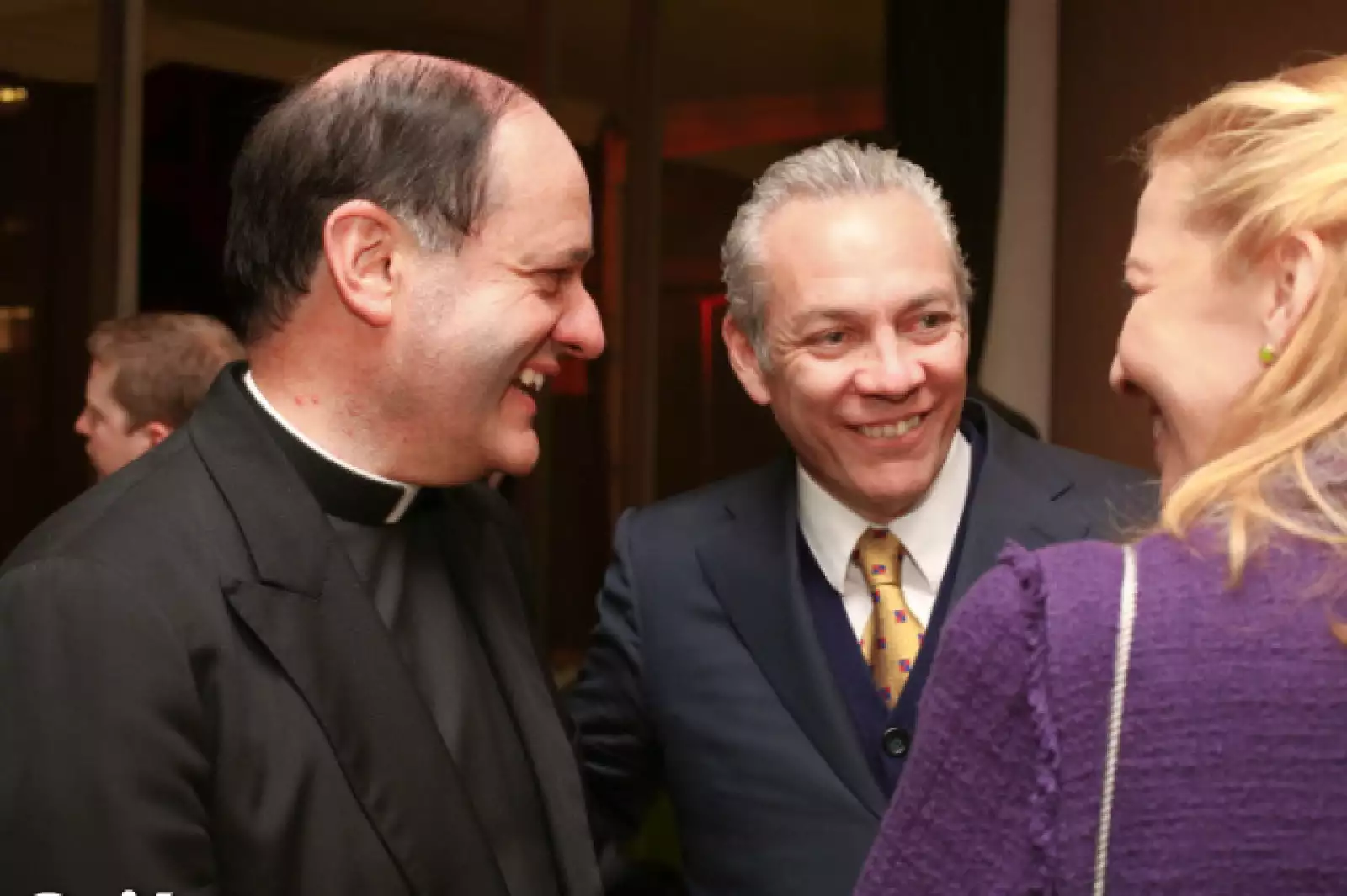 Padre Jeús Quirce y Fernando Solís Cámara.