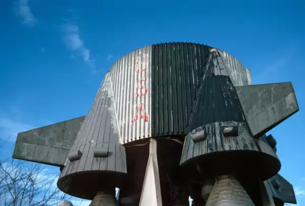 Sección inferior de un Saturno V