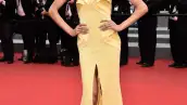 La guapísima Izabel Goulart soprendió en un vestido Georges Hobeika de SS 2012.