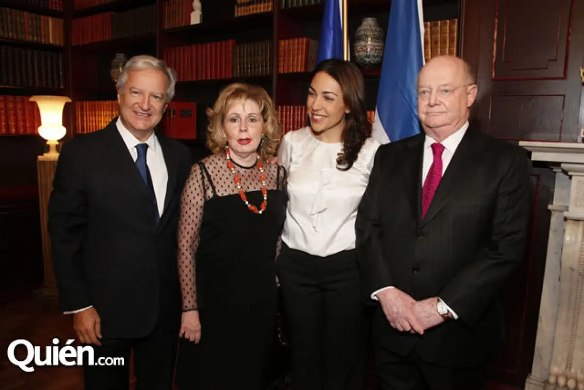Daniel Parfait,Doris Beckmann,Cristina Pineda y Juan Beckmann