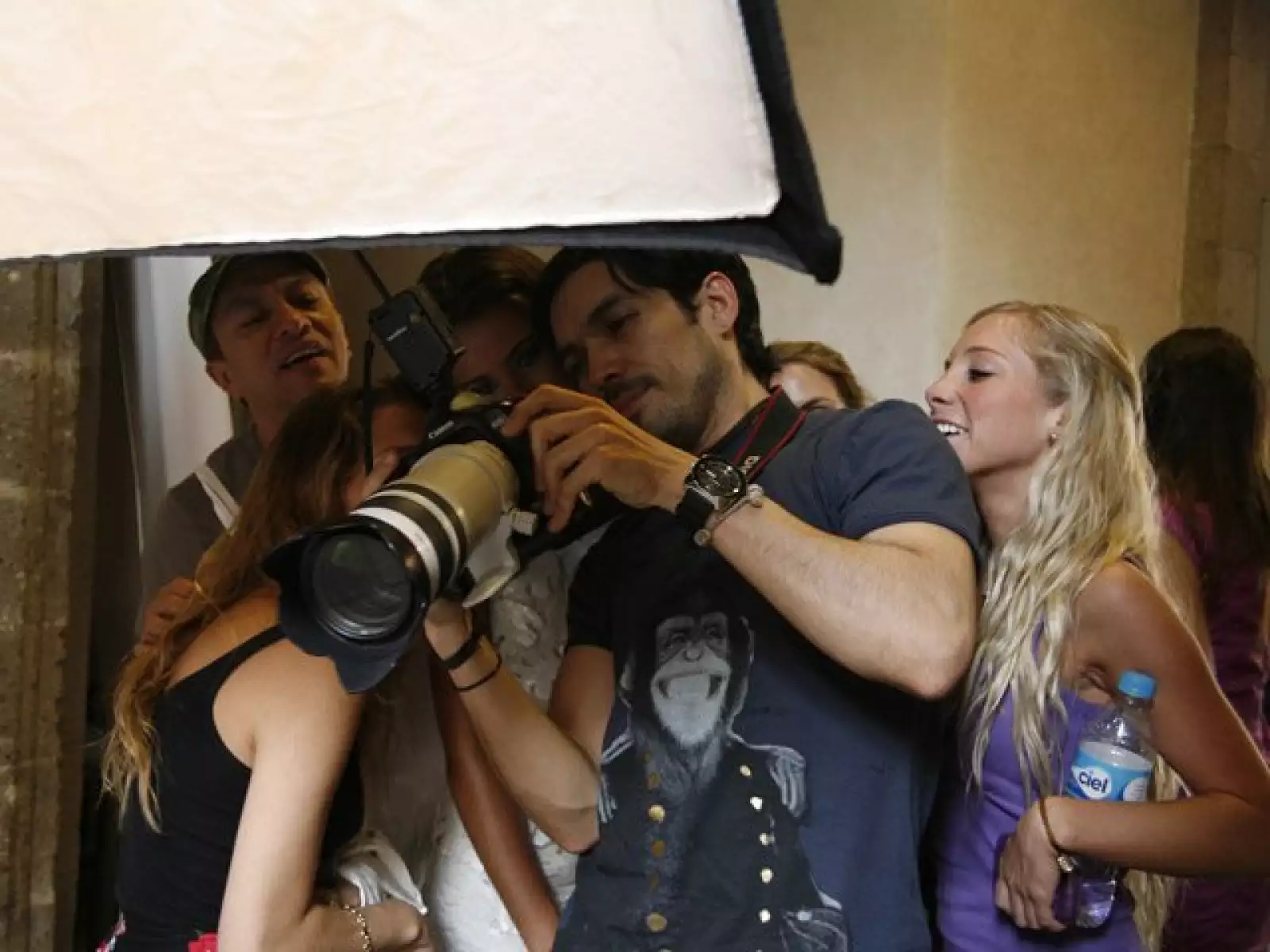 Uriel Santanta y el equipo de Quién.