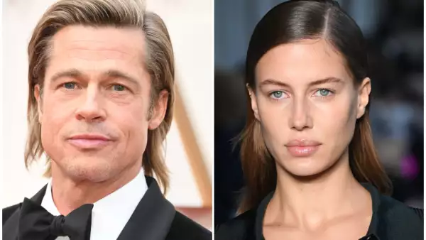Brad Pitt y Nicole Poturalski.