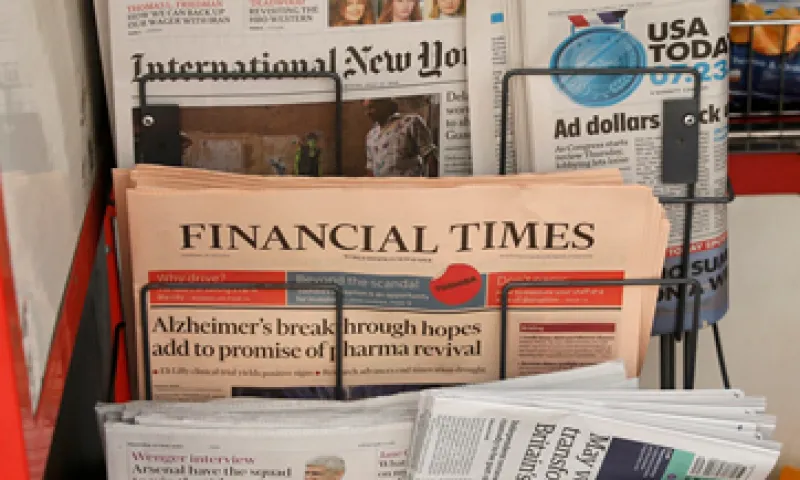 La compra de Financial Times no incluye la participación del 50% de FT Group en la revista The Economist. (Foto: Reuters)