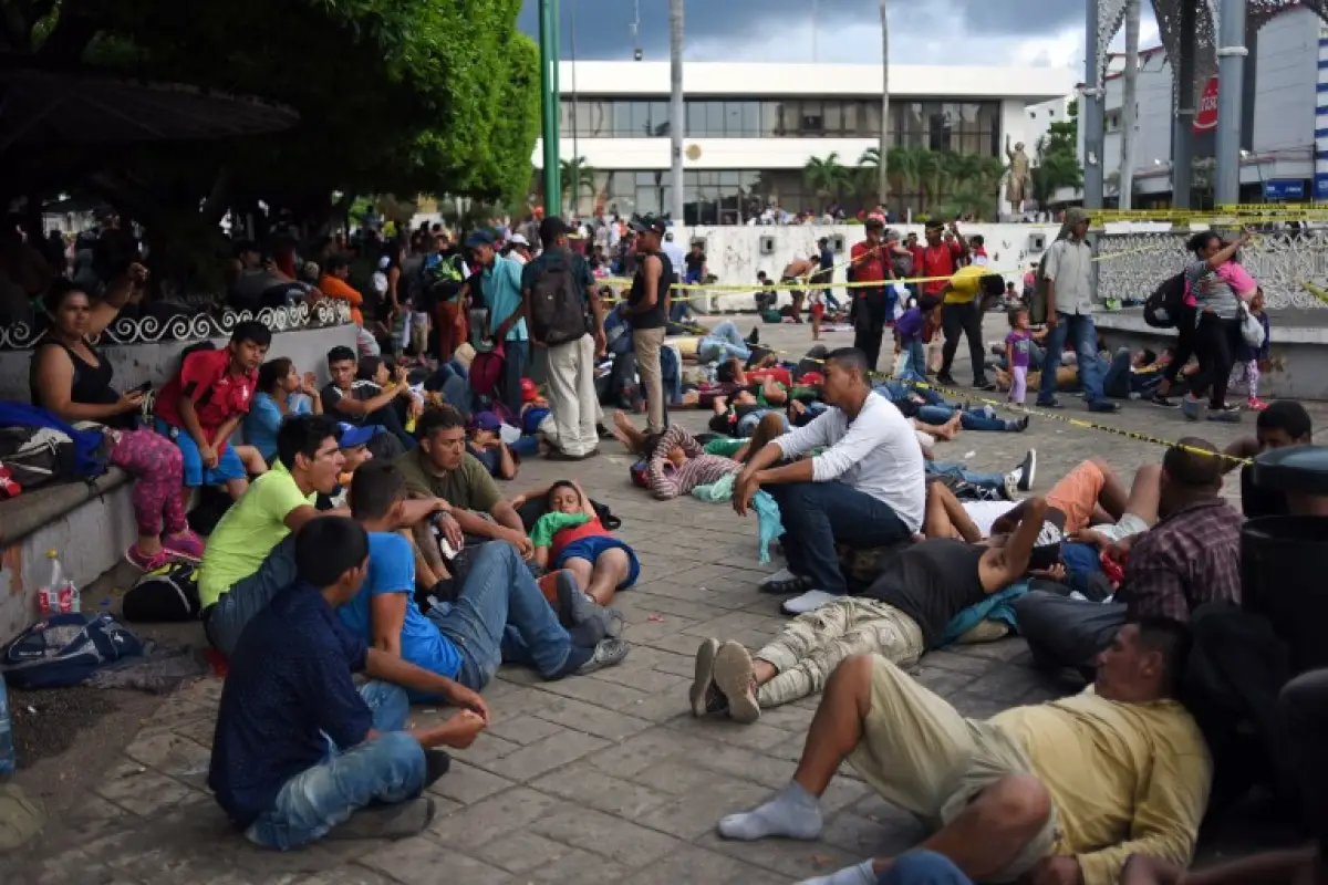 Migrantes de Honduras en México