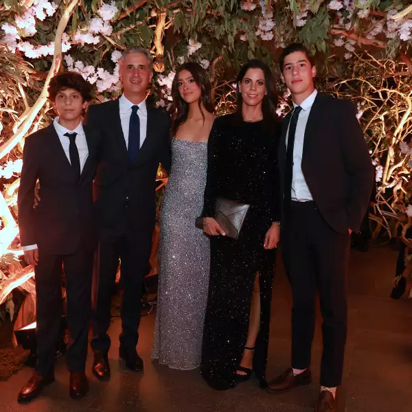 Jerónimo, Guillermo y Andrea Simón , Andrea Gómez y Guillermo
