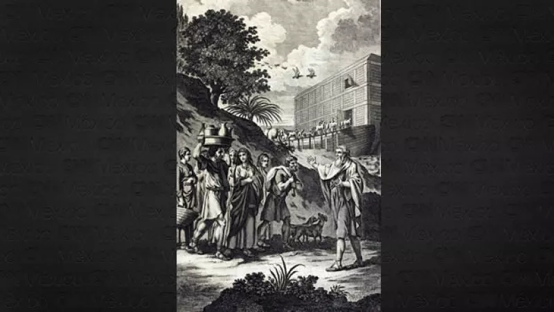 Ilustración del Arca de Noé