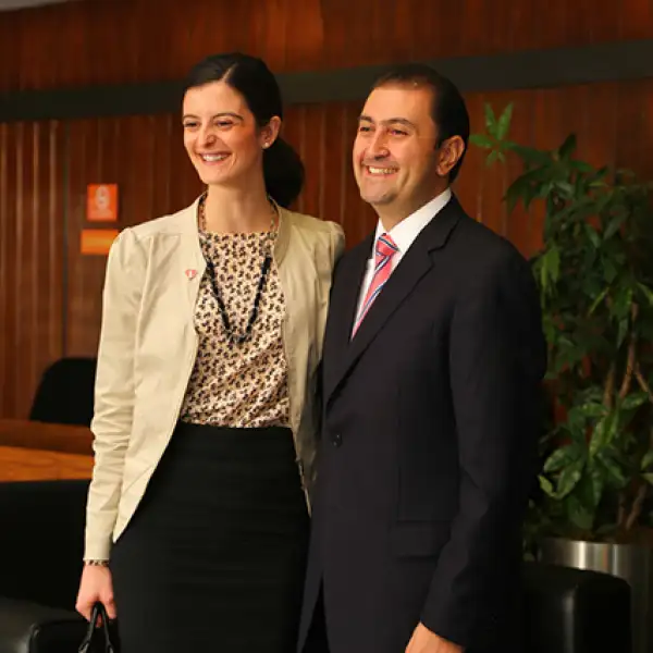 Alicia Valcaser y William Hidalgo