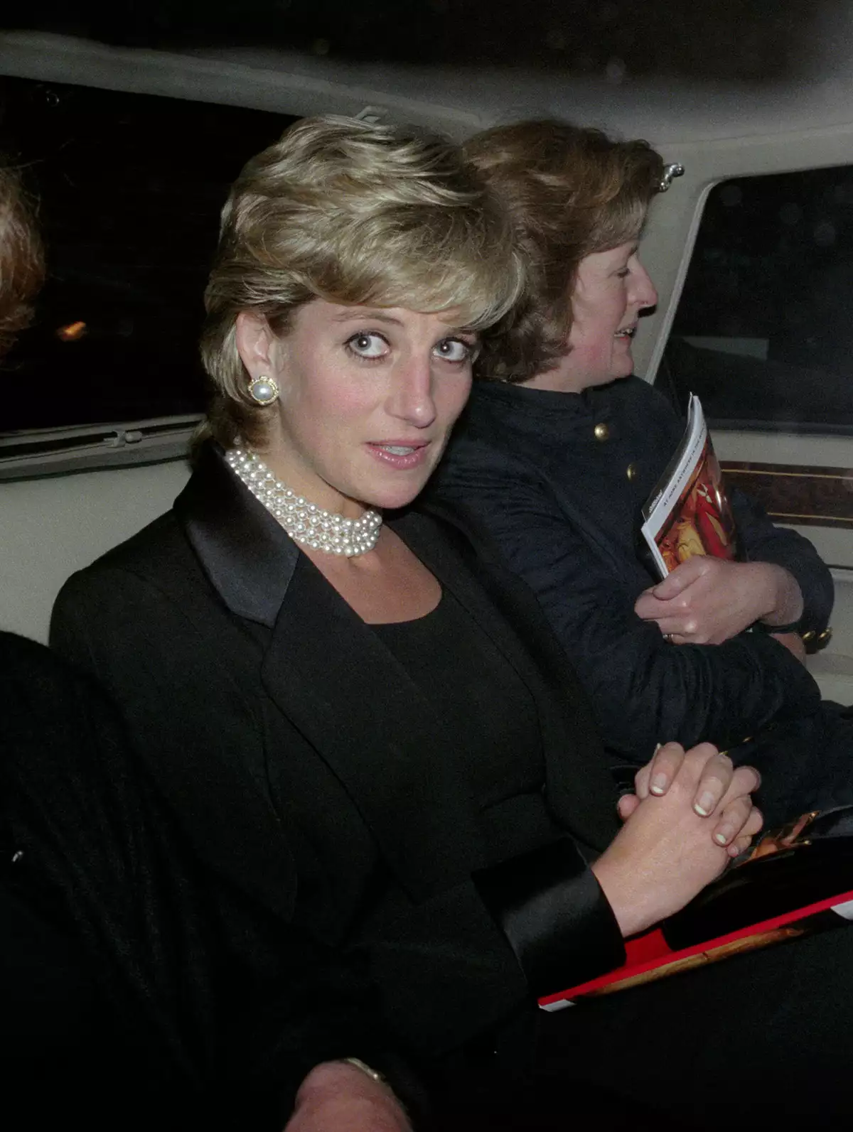 Diana Princess of Wales with Her Sisters Leave the Royal Opera House - 01 Nov 1995