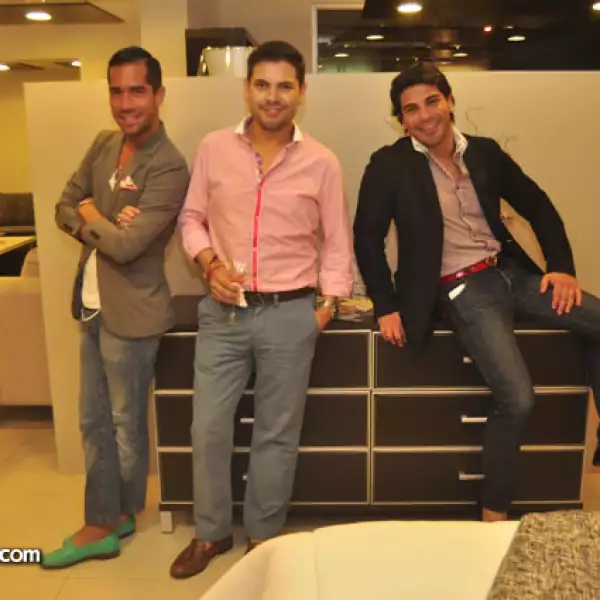 Shalim Alemán, Elías González y Benito Herrera