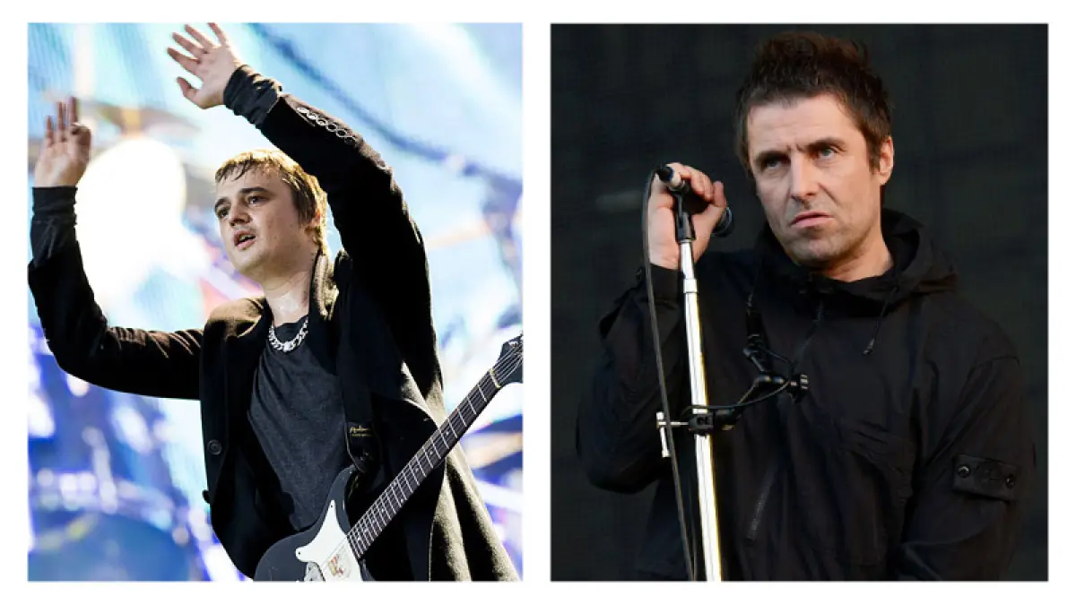Pete Doherty reta a Liam Gallagher