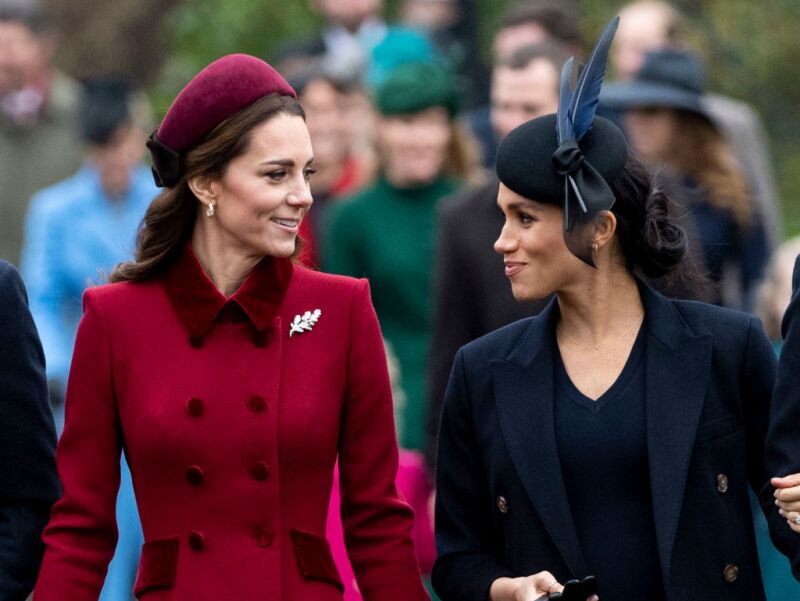The Royal Family Attend Church On Christmas Day