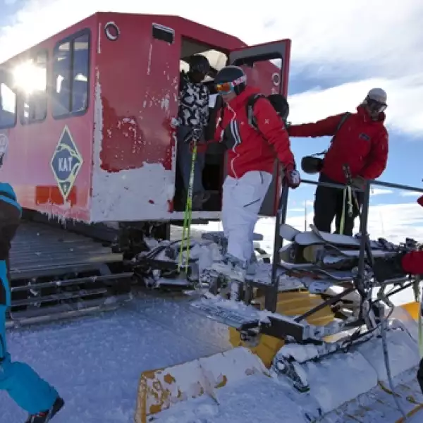 snowcat skiing 