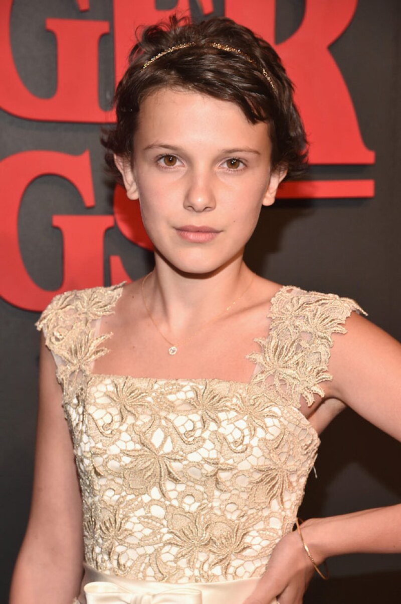 Así luce ahora Millie Brown tras haber terminado la grabación de la serie.