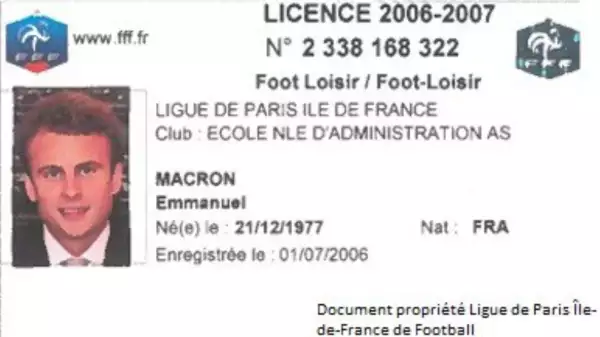 Macron futbol parís