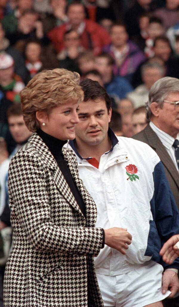PRINCESS DIANA AT CARDIFF ARMS PARK, CARDIFF, WALES, BRITAIN - 1995
