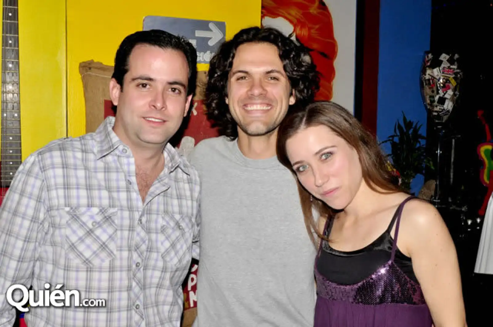 Memo González, Álvaro Corcuera Sada y Paty Camarena
