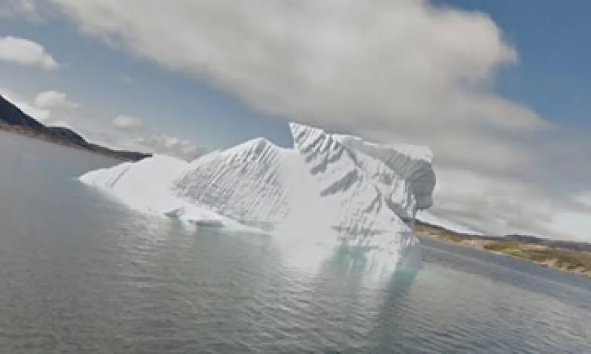 Los paisajes de Groenlandia son considerados un patrimonio mundial por la UNESCO. (Foto: tomada de Google Maps )