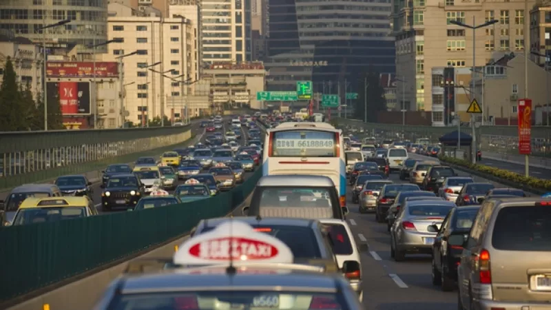 China tránsito tráfico