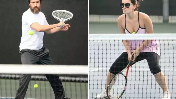 Un arduo encuentro deportivo fue el que disputaron los actores mexicanos durante un juego en Los Ángeles que duró alrededor de dos horas. La actriz Olga Segura también los acompañó en la cancha.