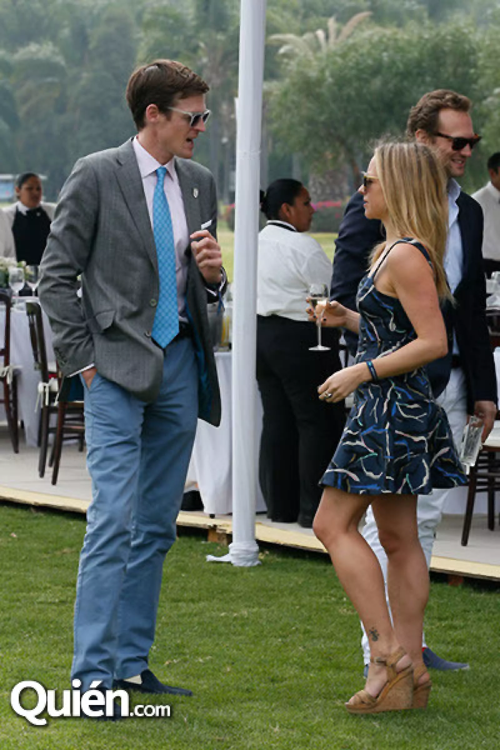 Ben Vestey y Tamsin Lonsoale